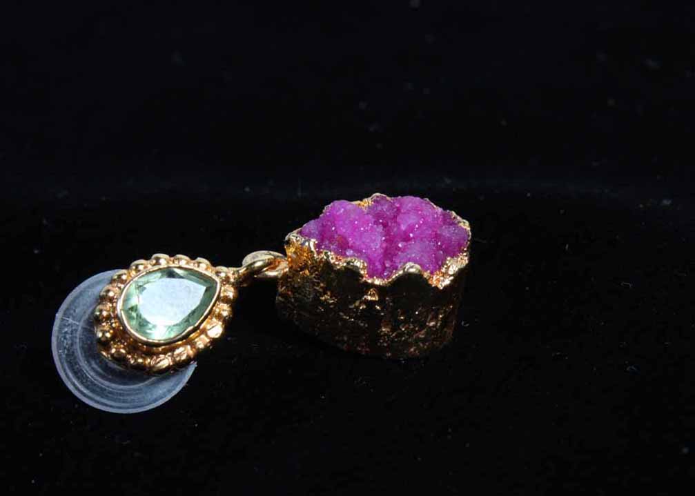 Pair of Gold Tone Fashion Earrings