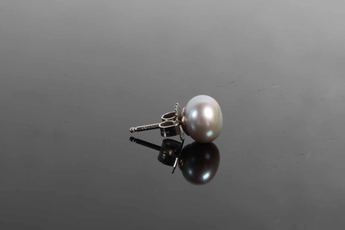 Honora Sterling Silver Gray Freshwater Pearl Earrings