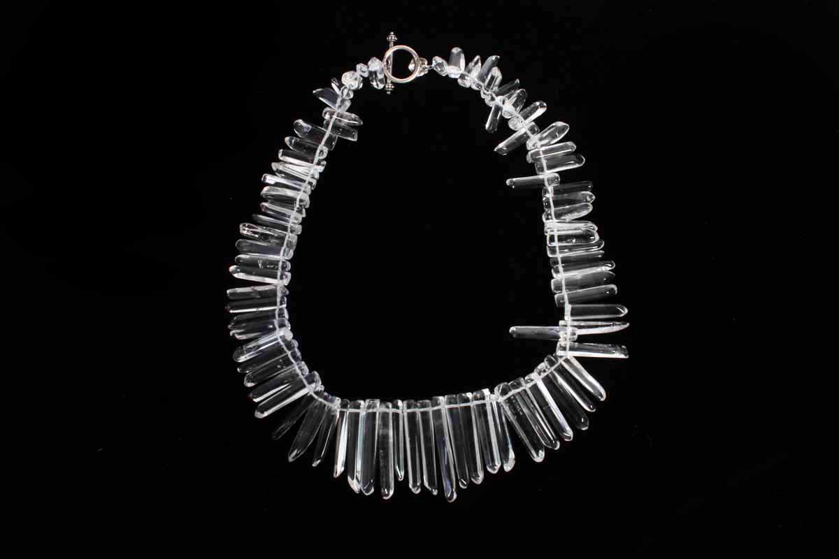 Artisan Icicle Quartz Neckace