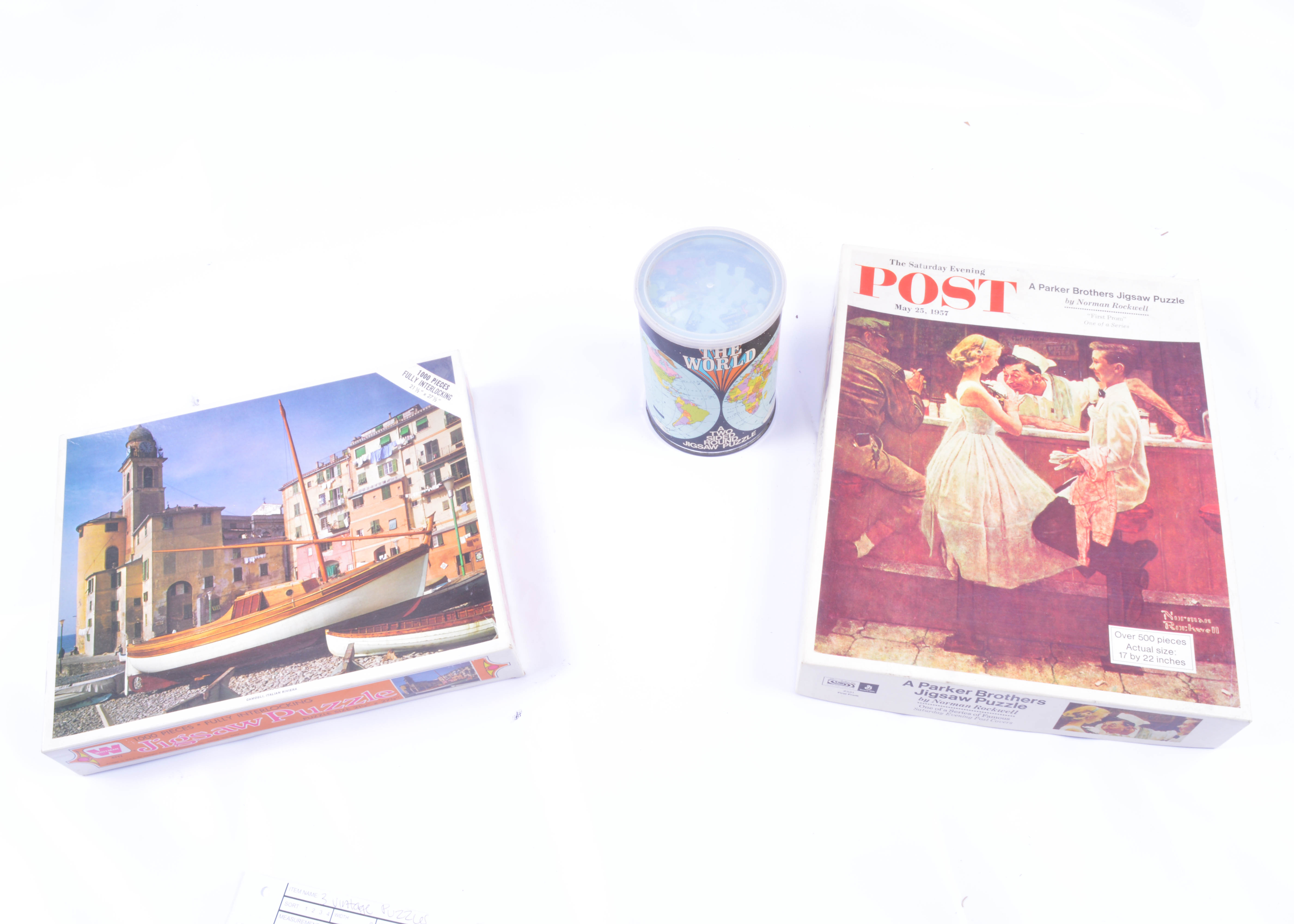 Trio of Vintage Puzzles