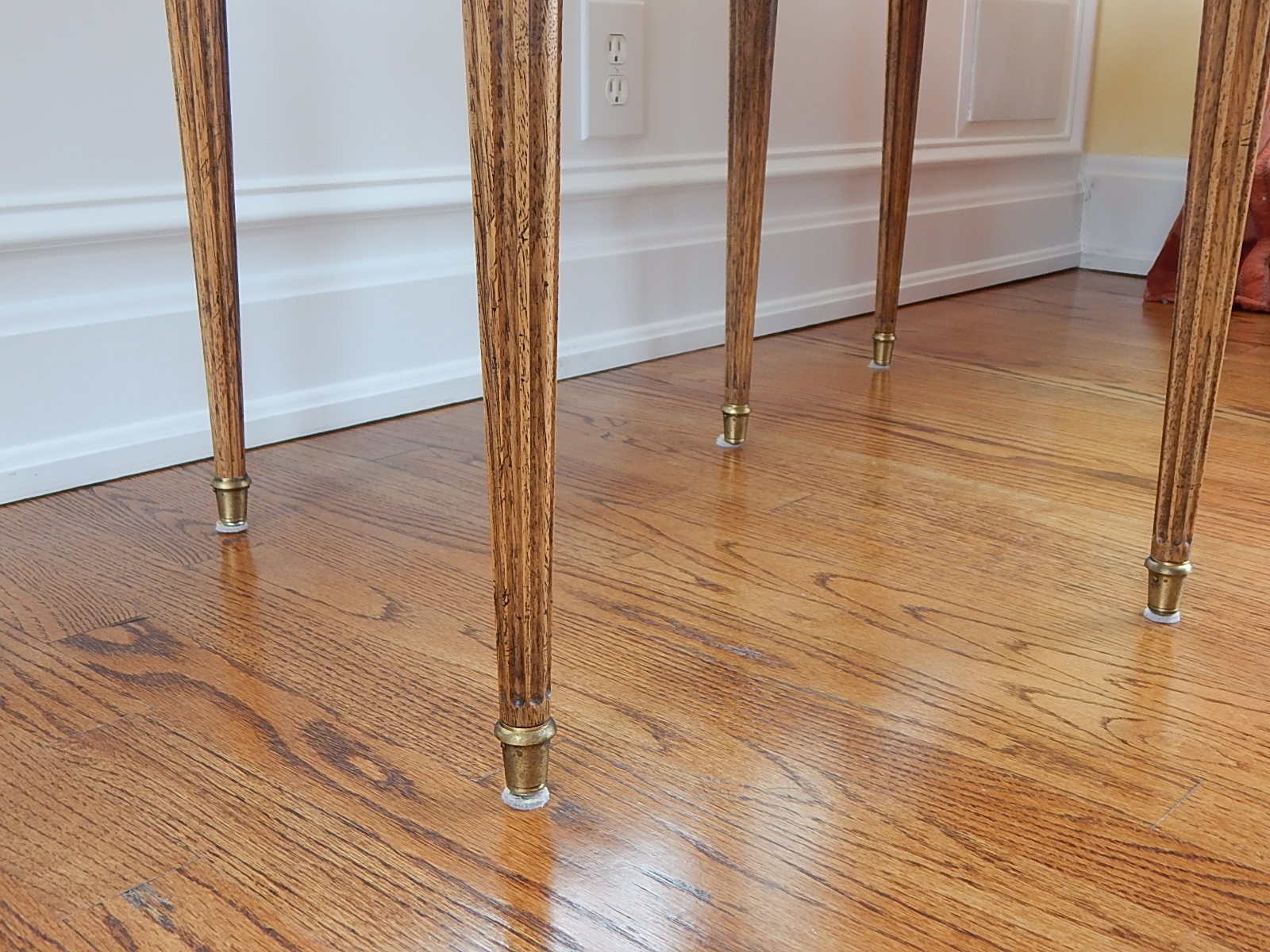 Baker Furniture French Louis XVI Style Round Walnut Tables