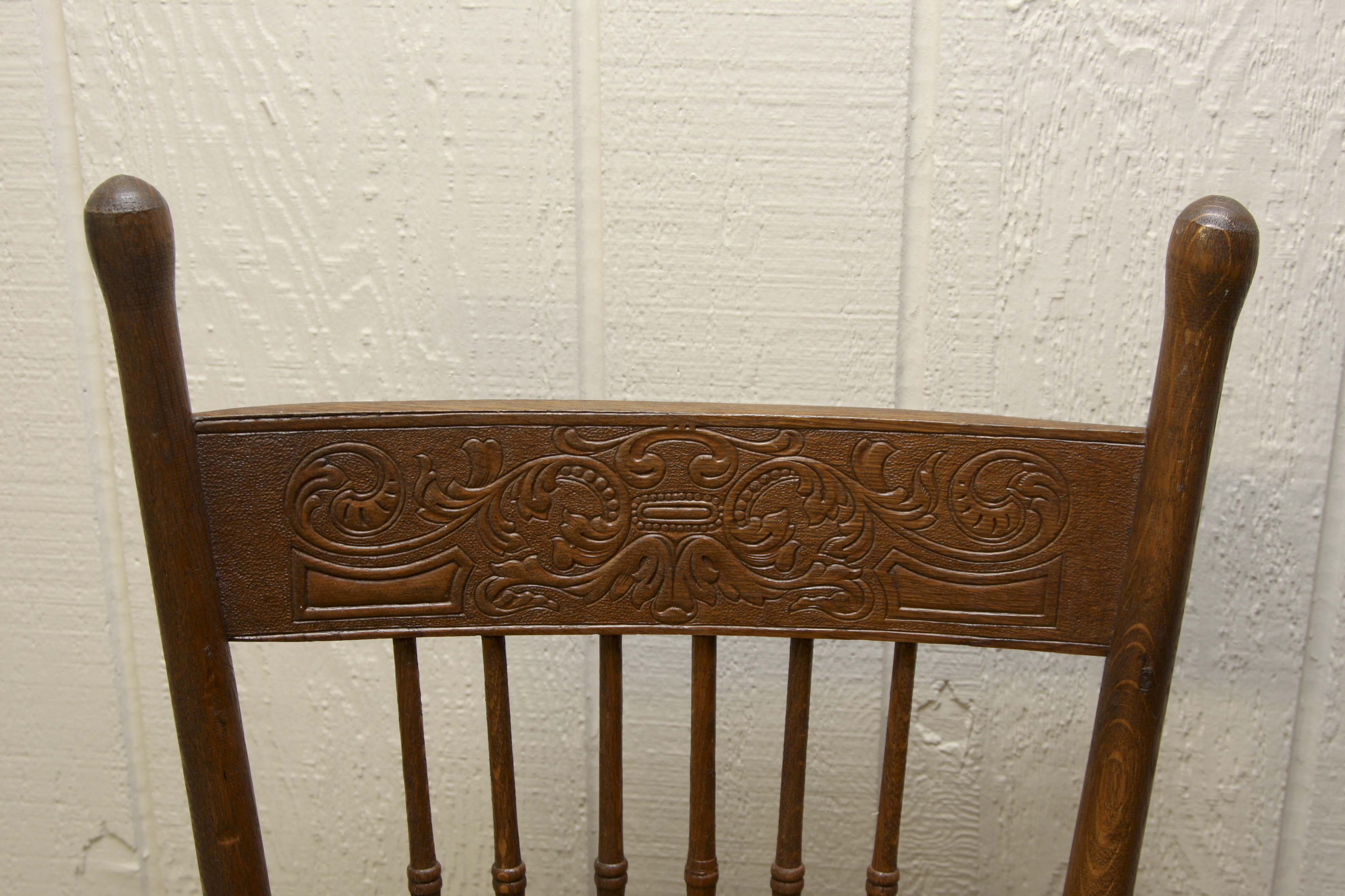 Pair of Vintage Wood Side Chairs