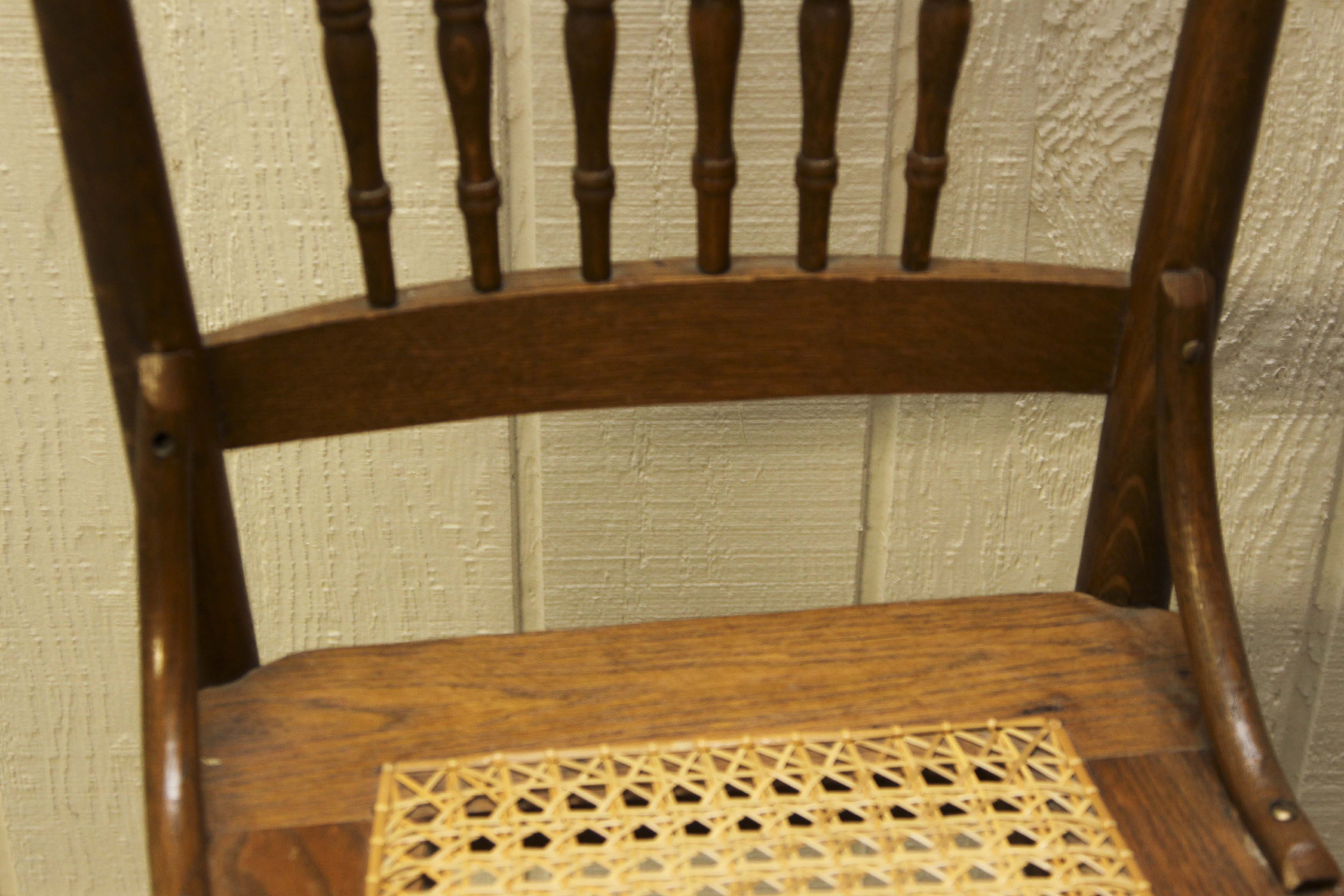 Pair of Vintage Wood Side Chairs