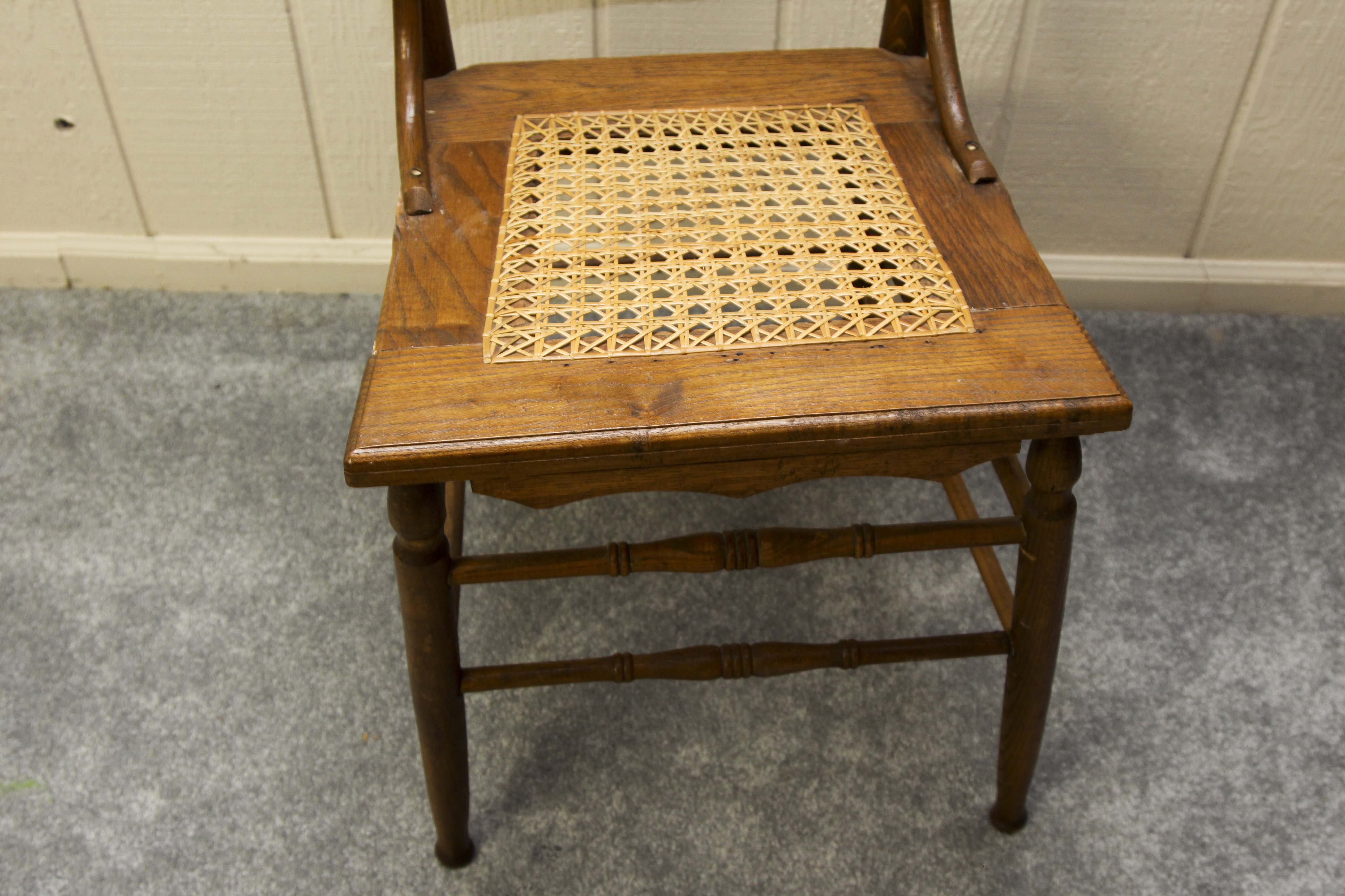 Pair of Vintage Wood Side Chairs