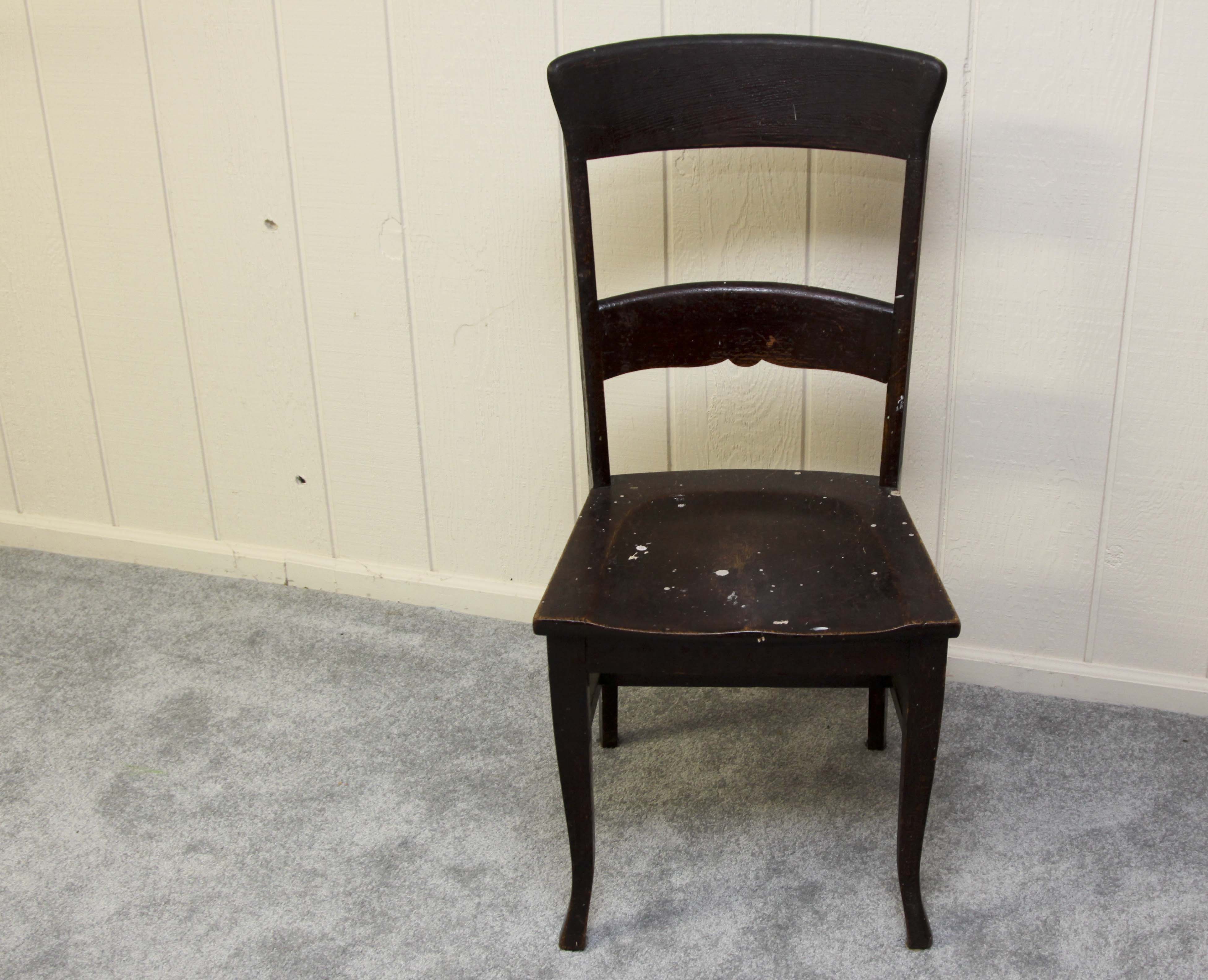 Pair of Vintage Wood Side Chairs