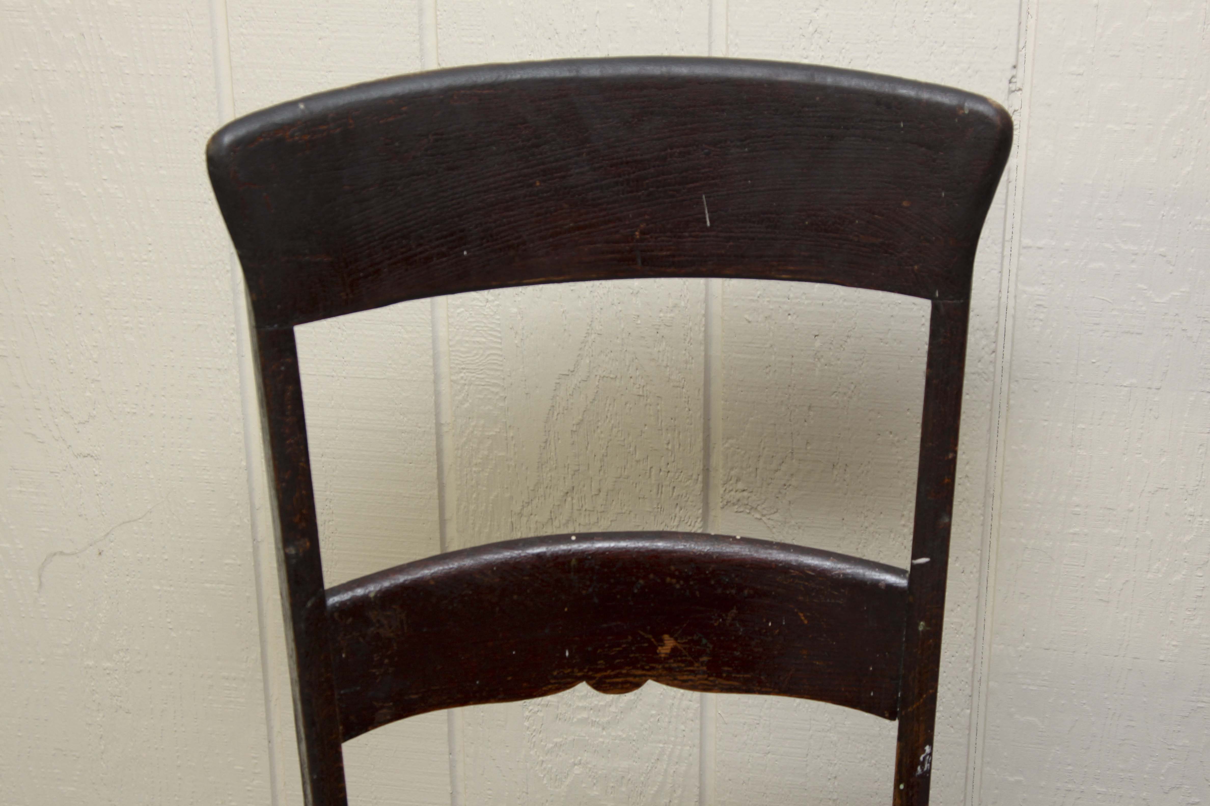 Pair of Vintage Wood Side Chairs