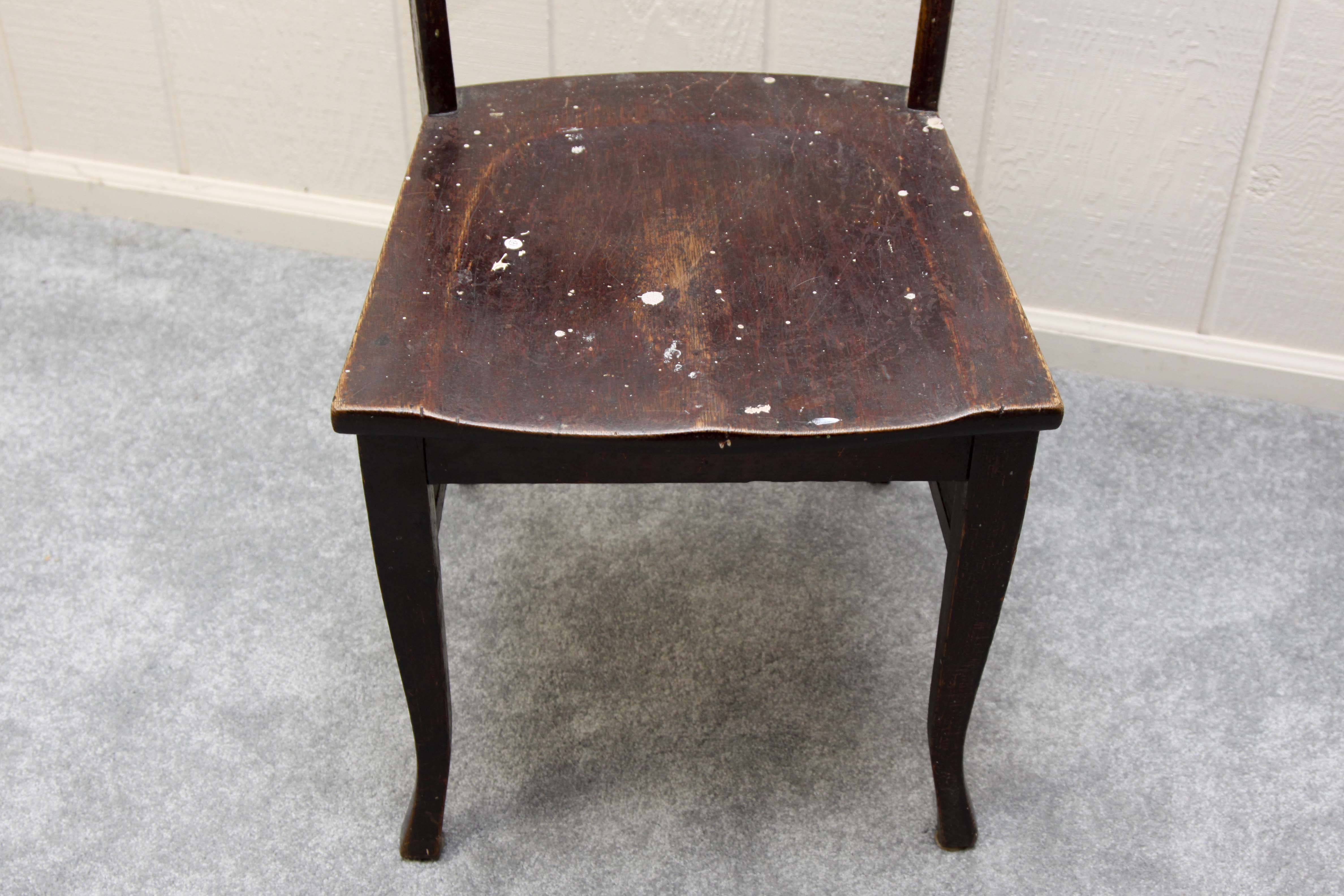 Pair of Vintage Wood Side Chairs