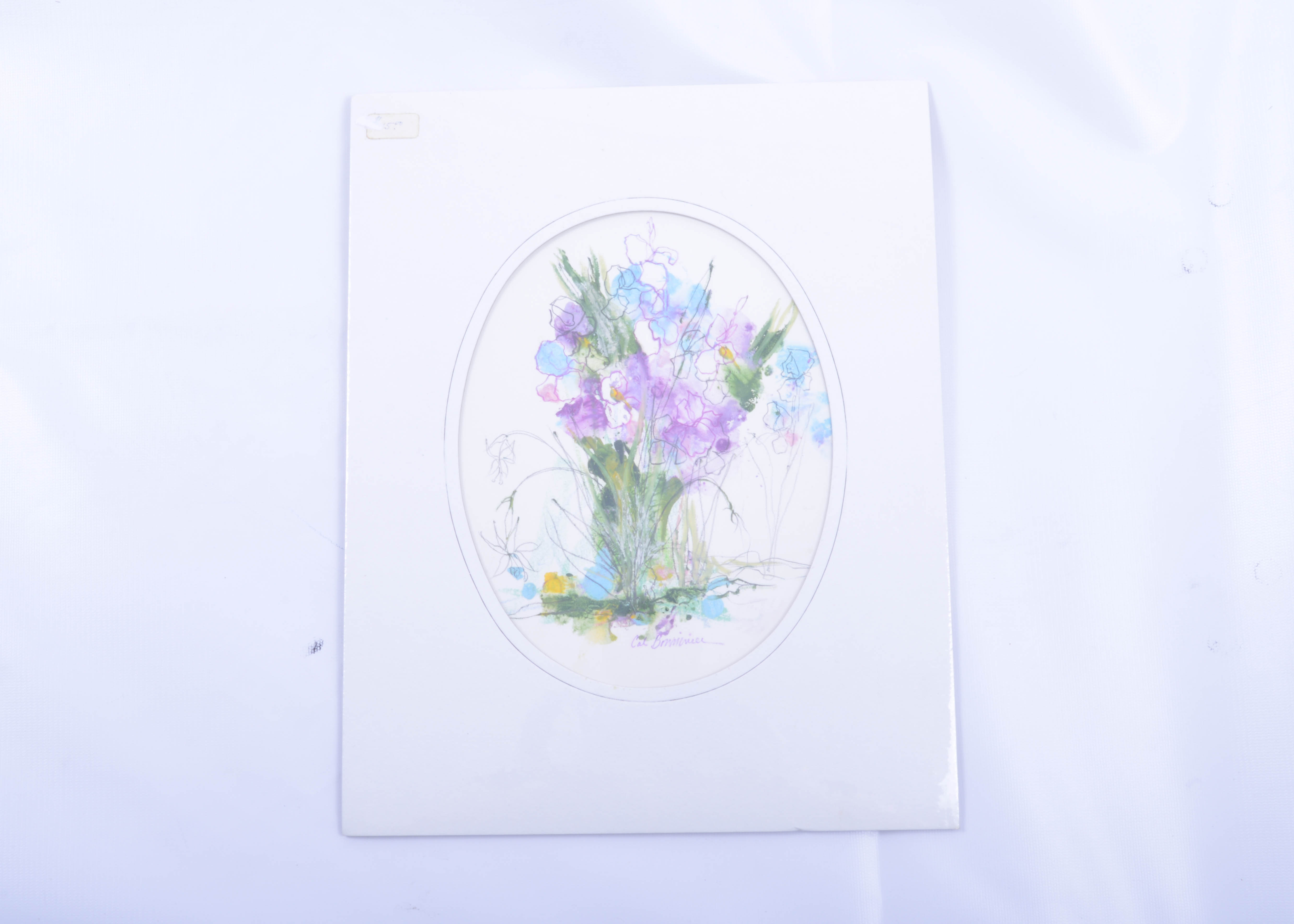 Cal Bonnivier Iris Watercolor