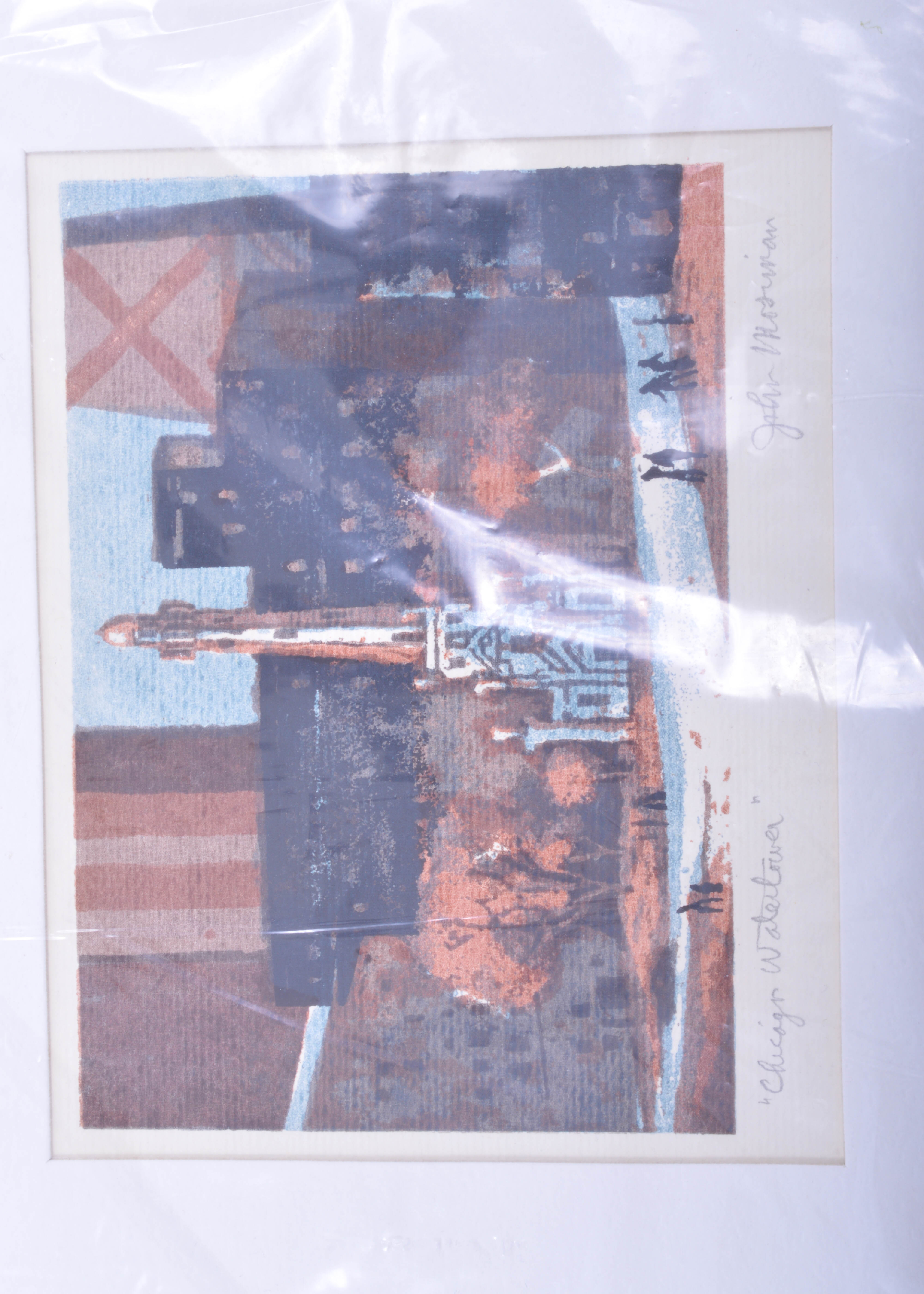 Chicago Watertower Block Print