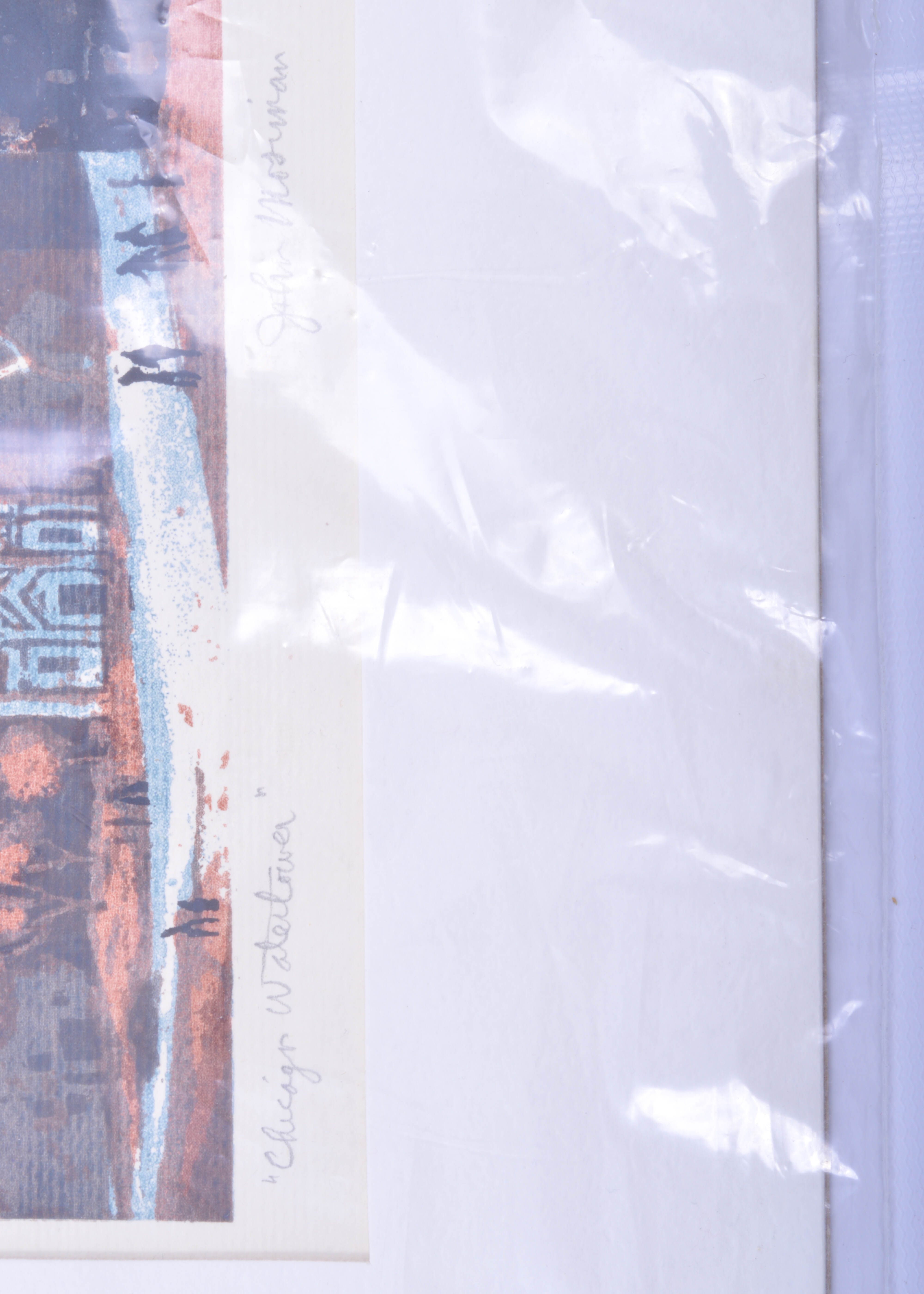 Chicago Watertower Block Print