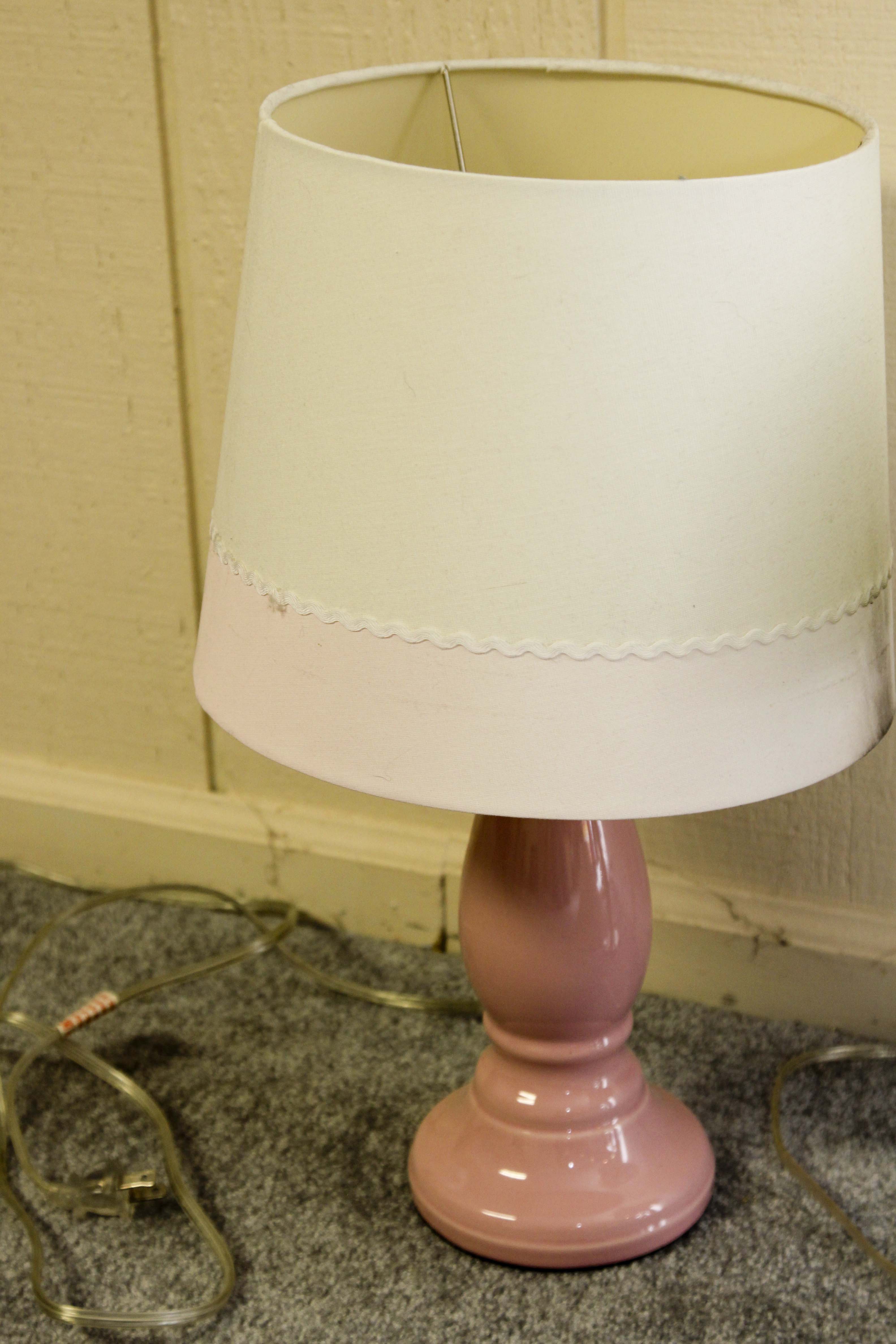 Group of Four Floor and Table Lamps