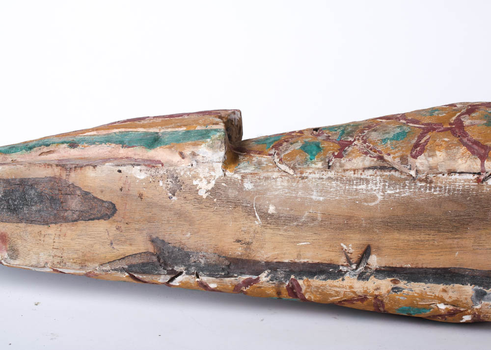 Carved Wood Mermaid Figure