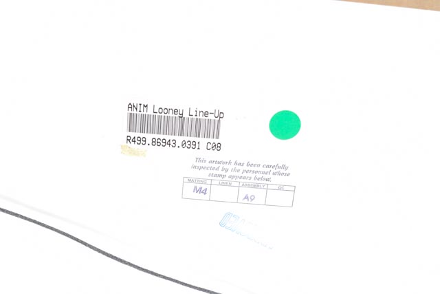 "Looney Tunes Line-Up" Cel Lithograph