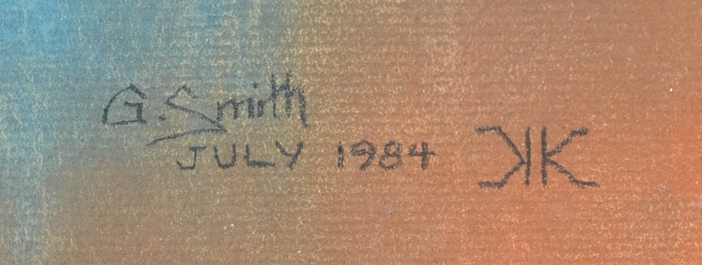 Gary Smith Pastel Portrait of Tom Selleck