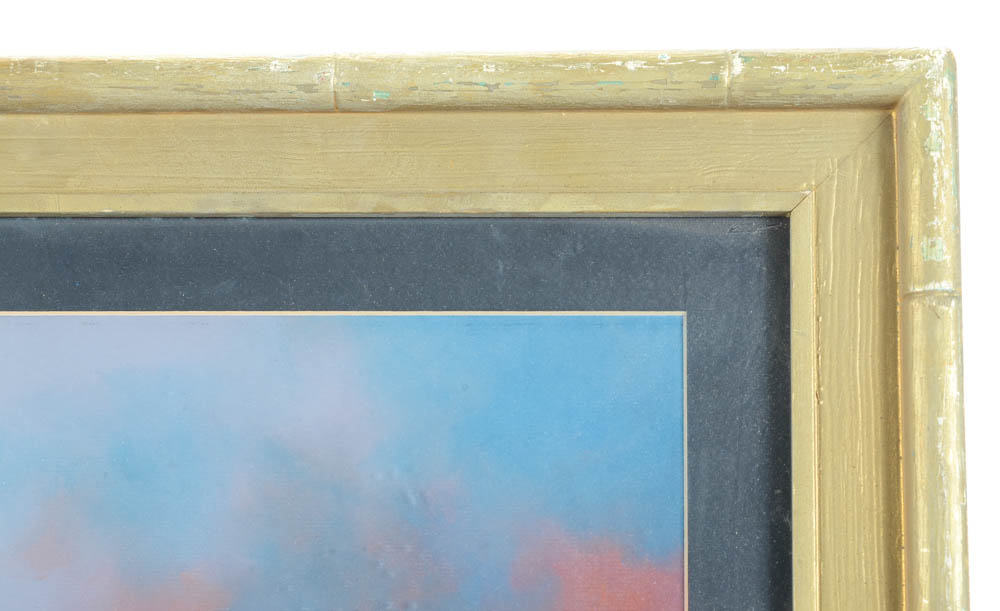 Gary Smith Pastel Portrait of Tom Selleck