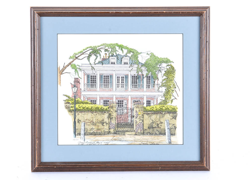 Tommy Johnston LE Hand-Colored Lithograph