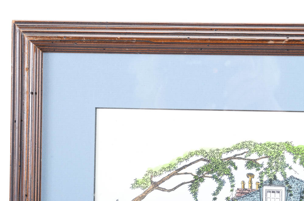 Tommy Johnston LE Hand-Colored Lithograph