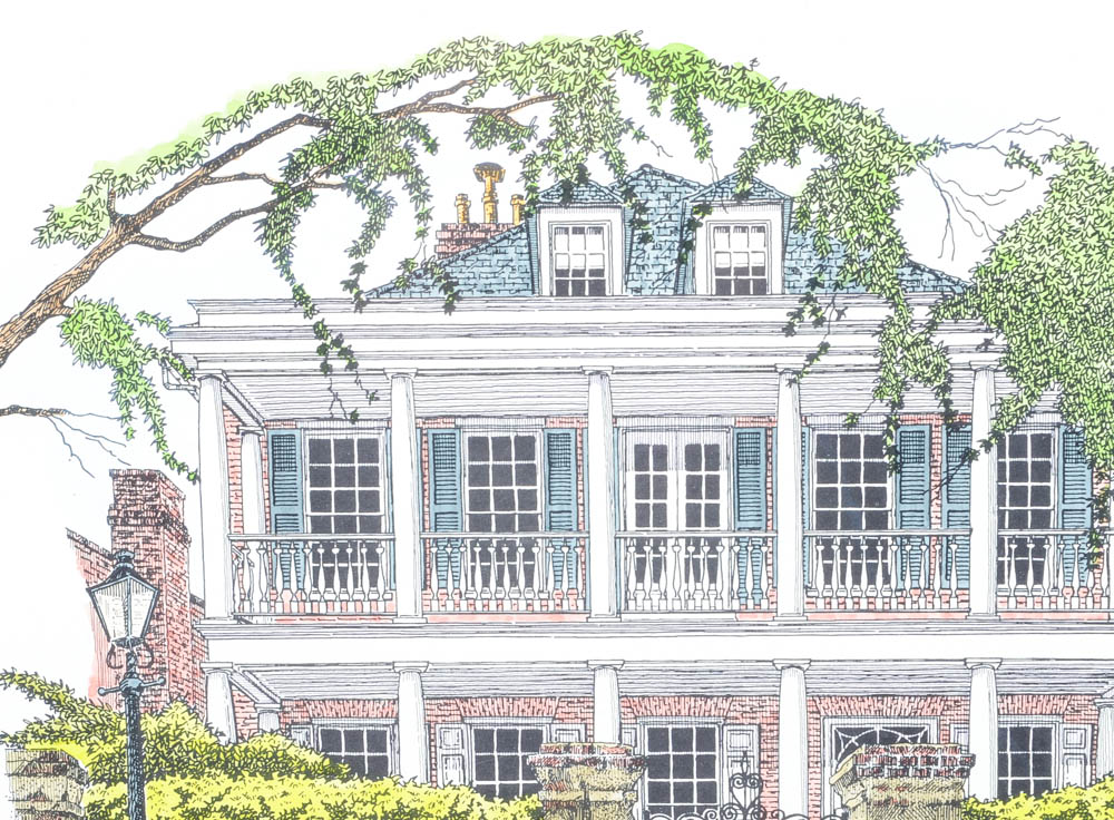 Tommy Johnston LE Hand-Colored Lithograph