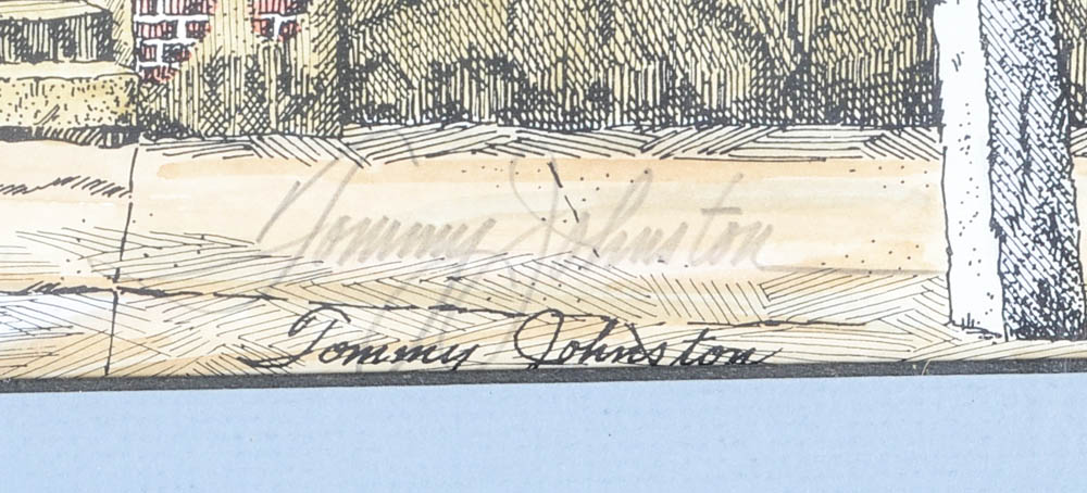 Tommy Johnston LE Hand-Colored Lithograph