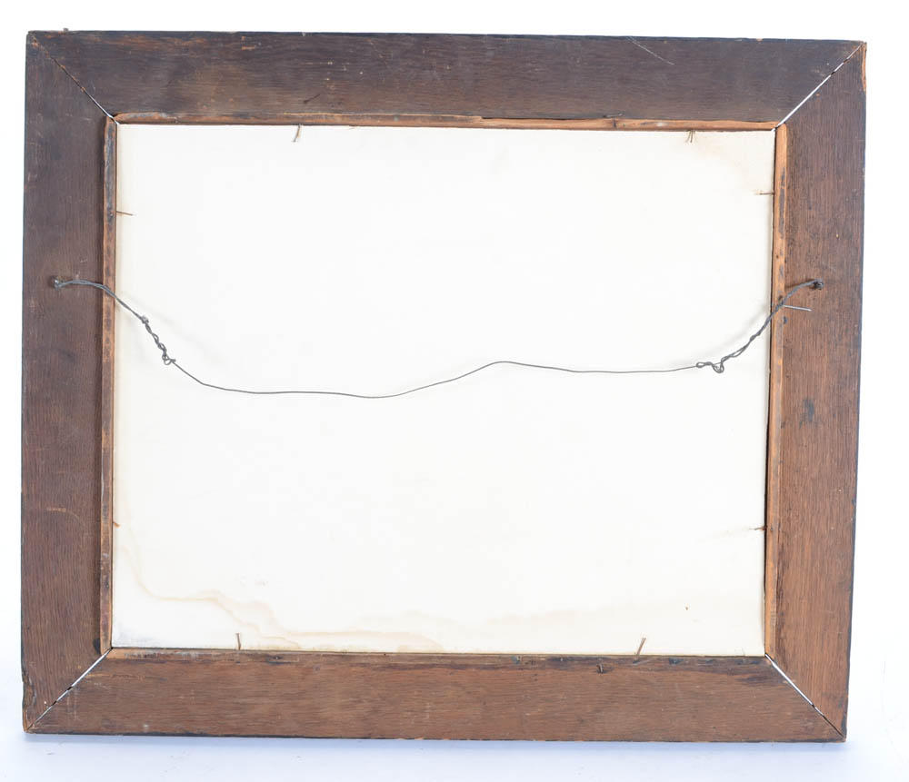 Mid-19th Century Reverse Glass Painting