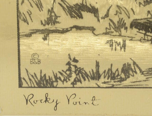 Quartet of Lionel Barrymore Gold Foil Etchings