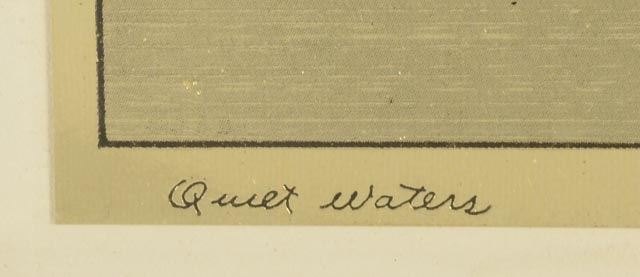 Quartet of Lionel Barrymore Gold Foil Etchings