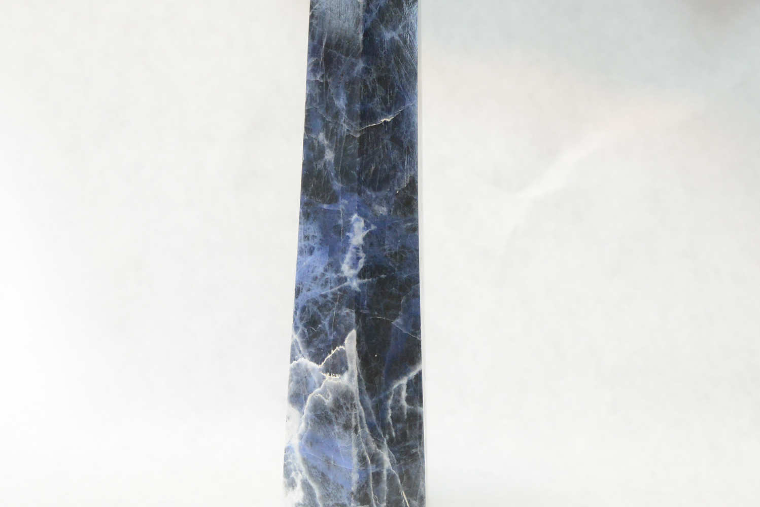 Blue and White Sodalite Obelisk