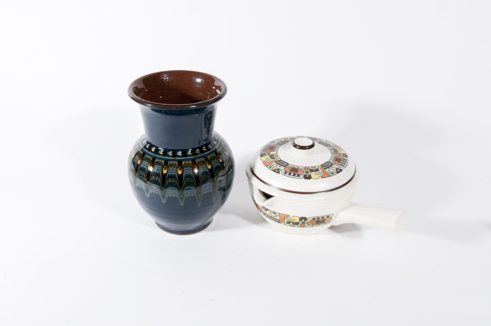 Set of Art Pottery
