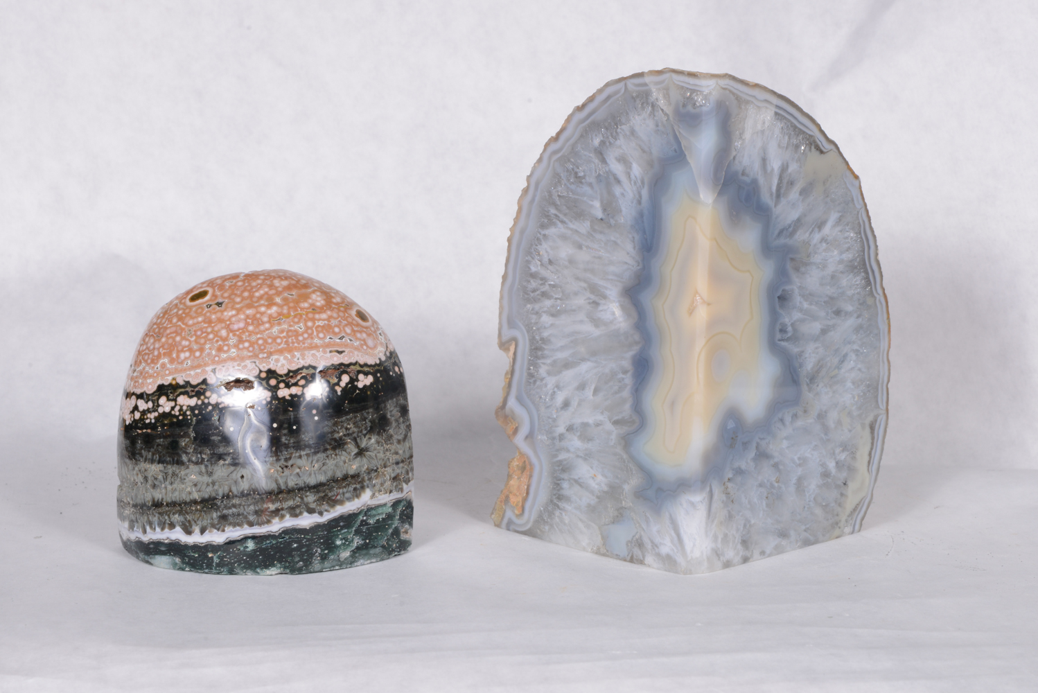 Polished Ocean Jasper and Agate