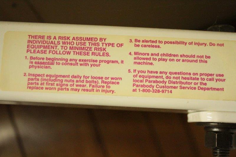 Parabody EX 350 Weight Machine