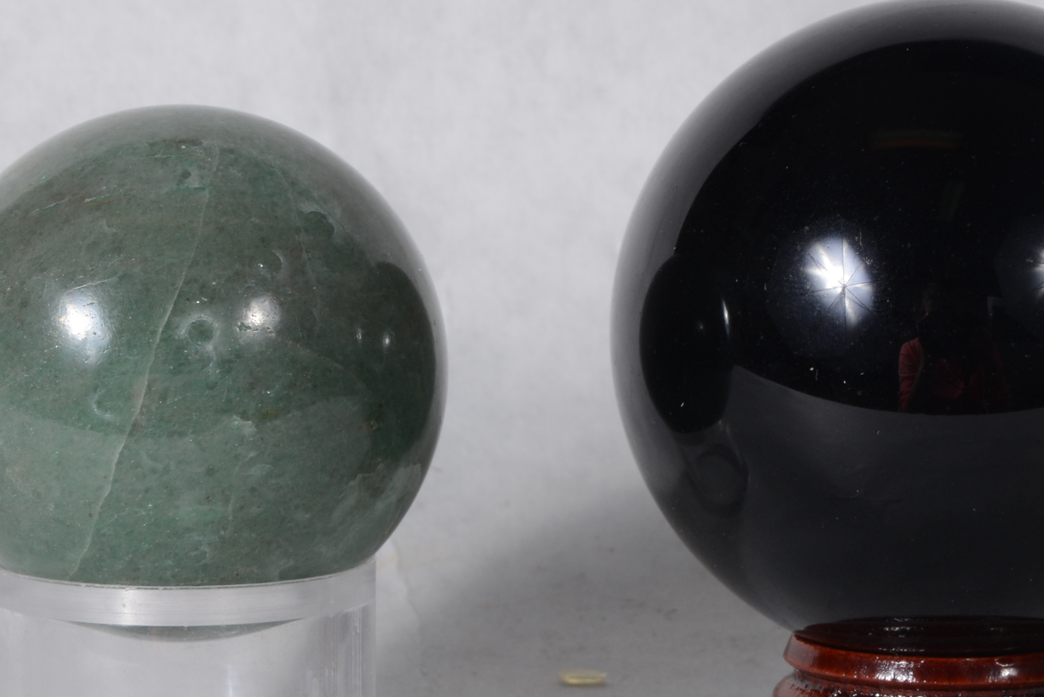 Trio of Polished Stones, Including Black Obsidian