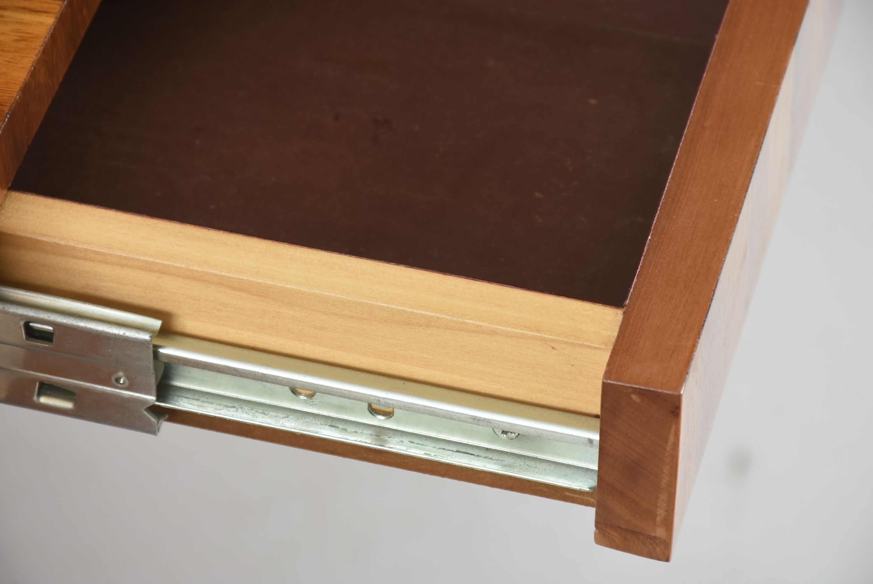 Zebrawood Waterfall Edge Desk