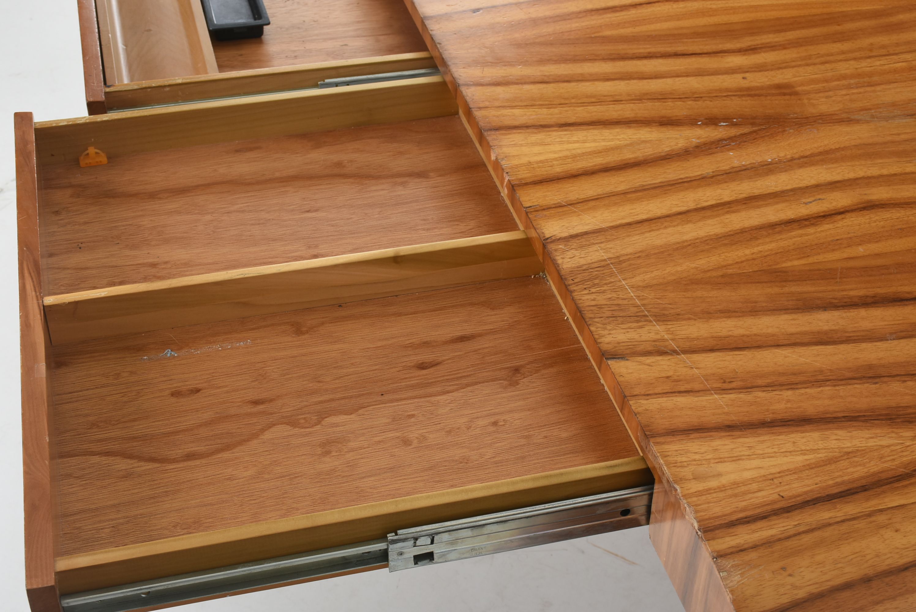 Zebrawood Waterfall Edge Desk