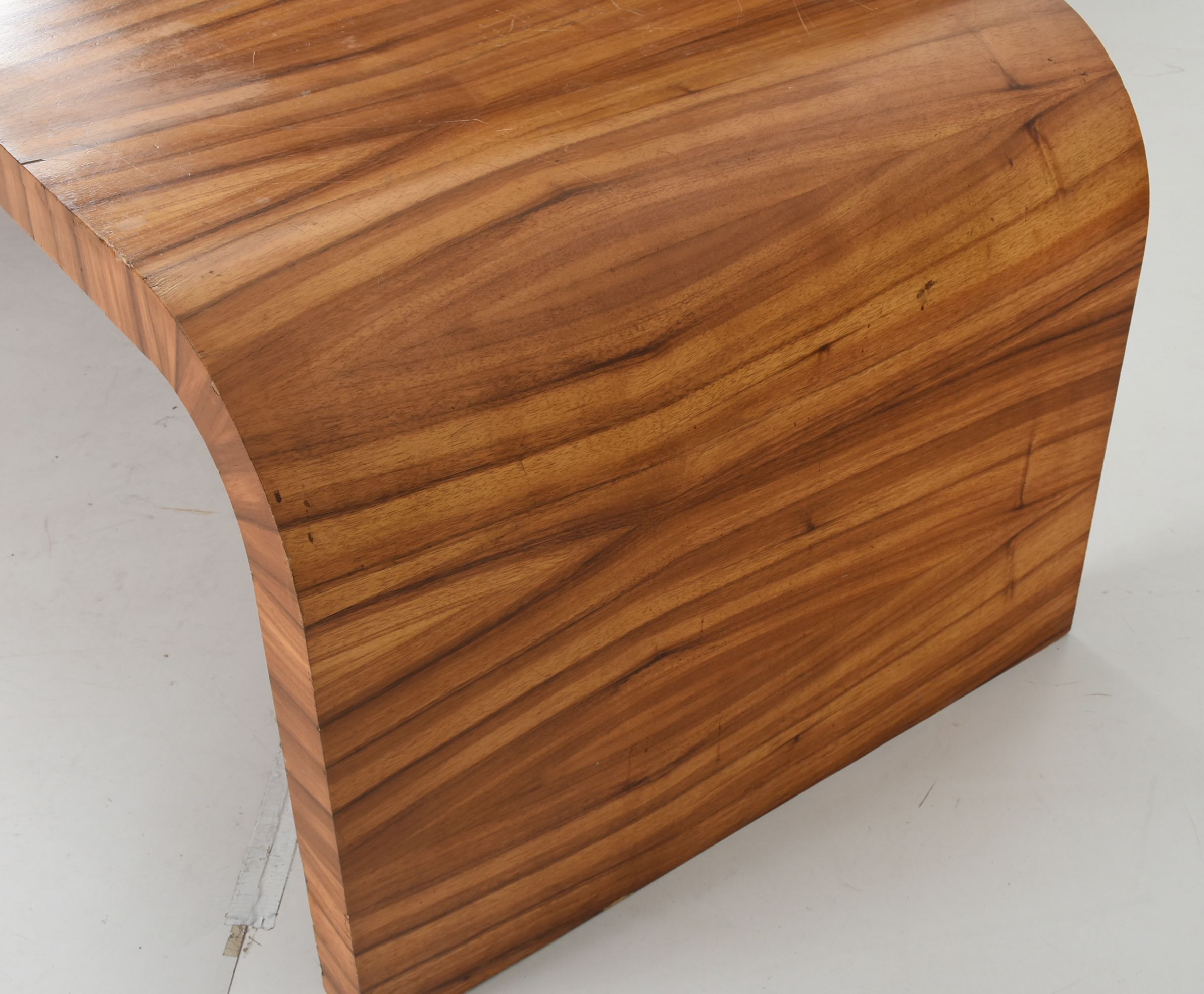 Zebrawood Waterfall Edge Desk