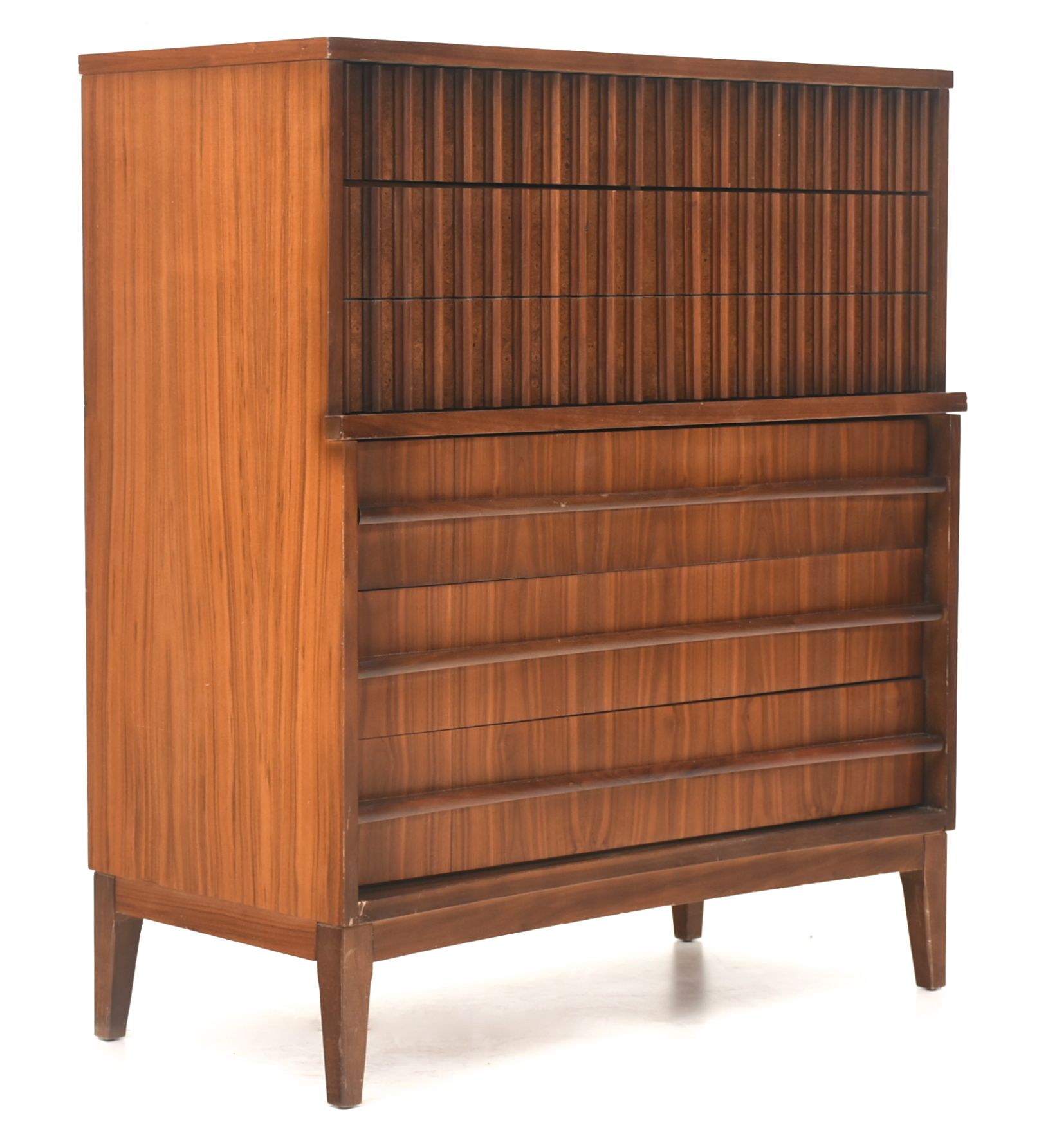 Mid-Century Modern Walnut Chest of Drawers