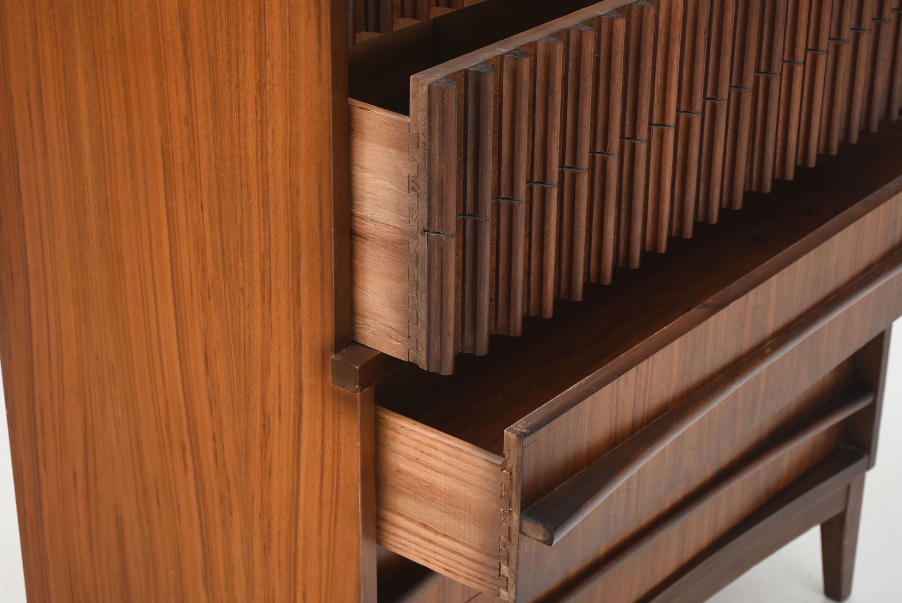 Mid-Century Modern Walnut Chest of Drawers