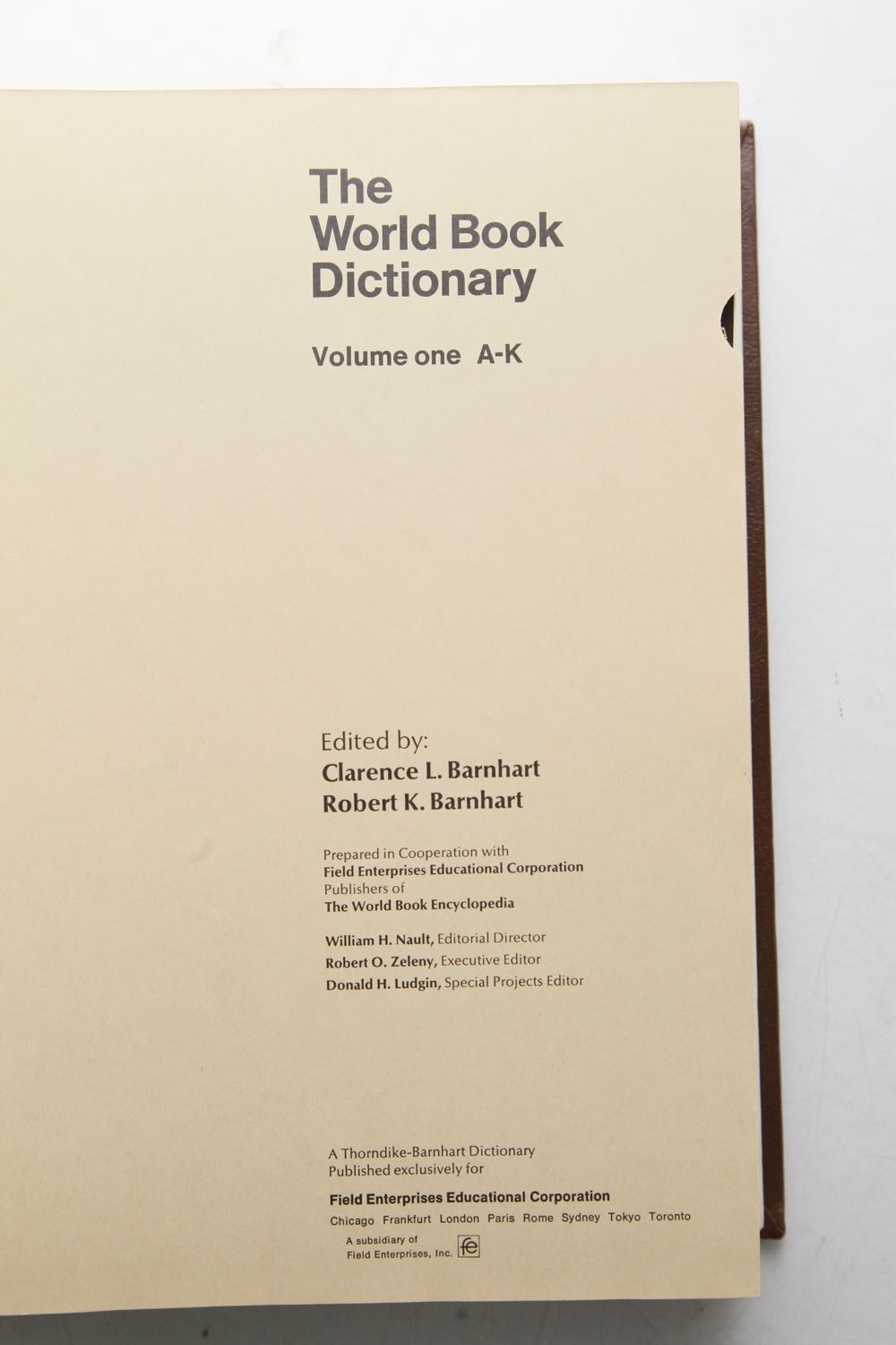 Vintage Two Volume World Book Dictionary