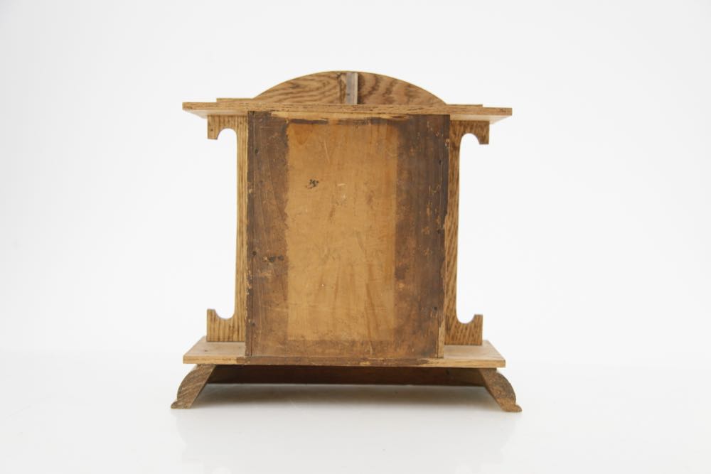 Ingraham Eight Day Oak Mantel Clock