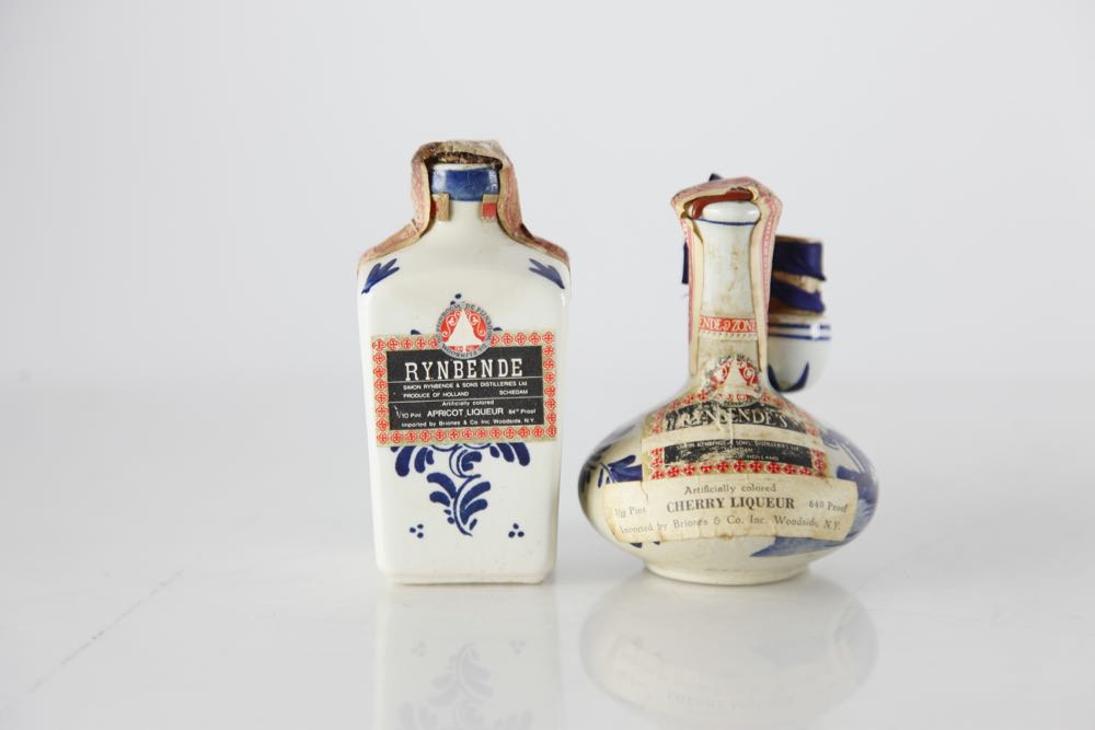 Delft Blue Liqueur Bottles