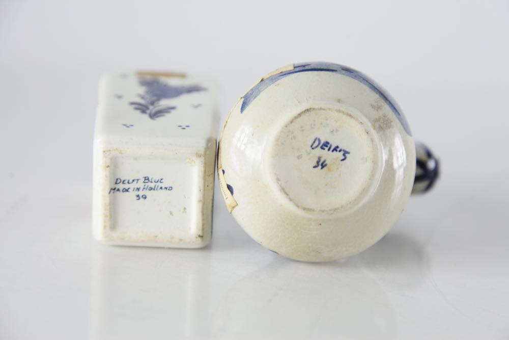 Delft Blue Liqueur Bottles