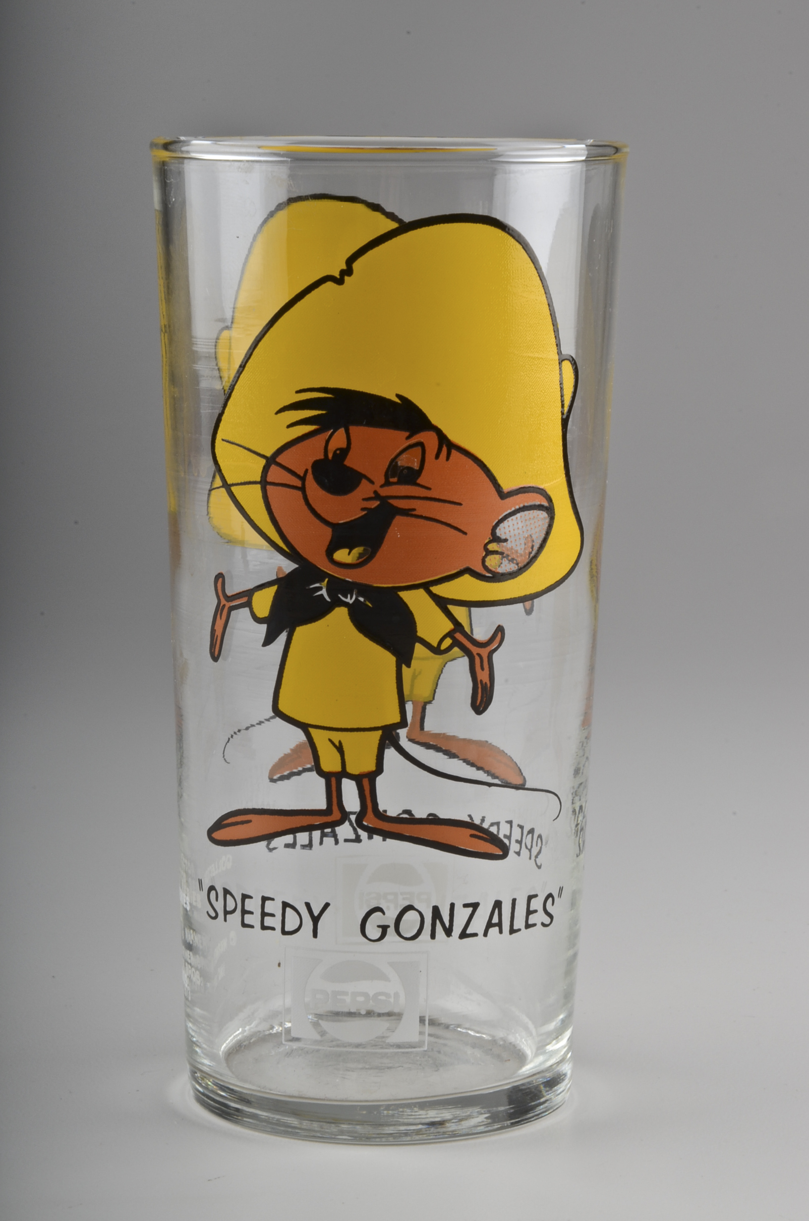 Seven Collectible Pepsi Glasses with Cartoon Characters