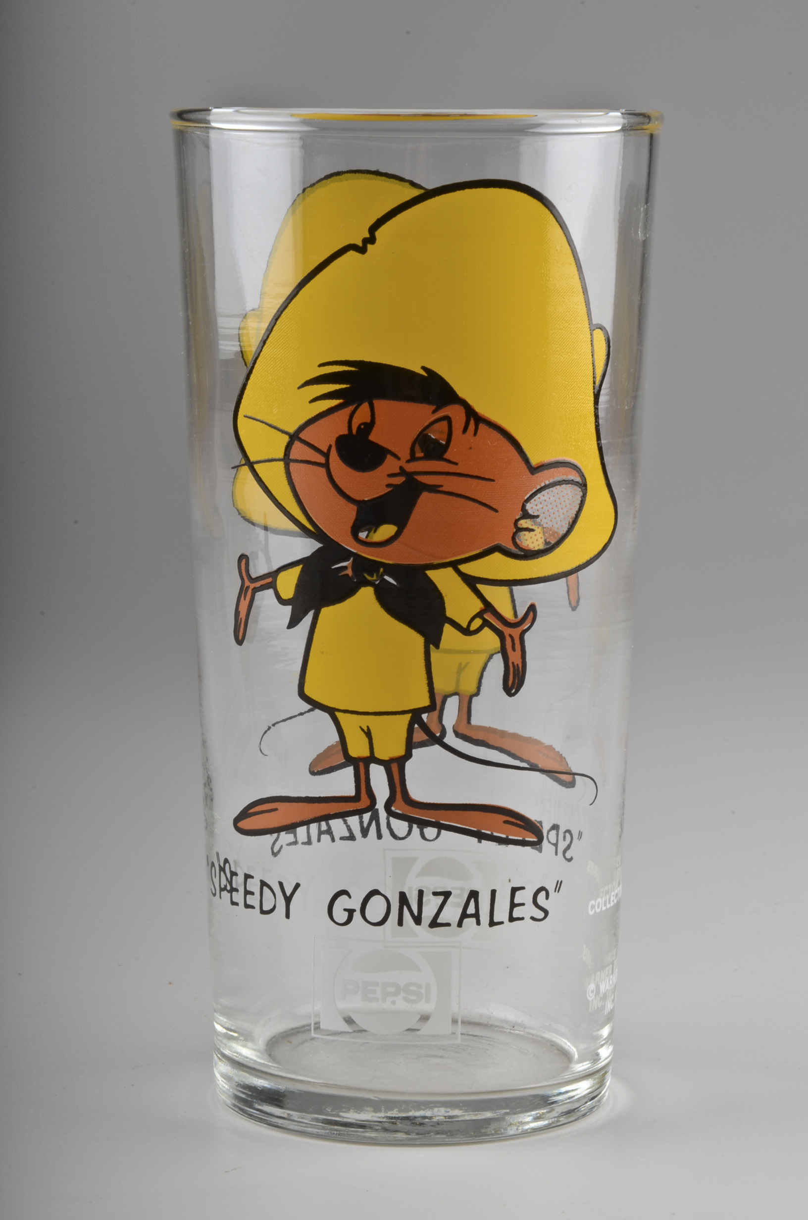 Seven Collectible Pepsi Glasses with Cartoon Characters