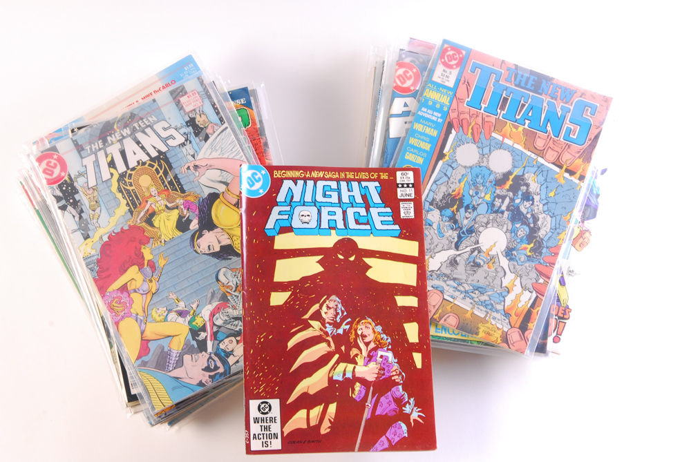 Array of Vintage DC Comics