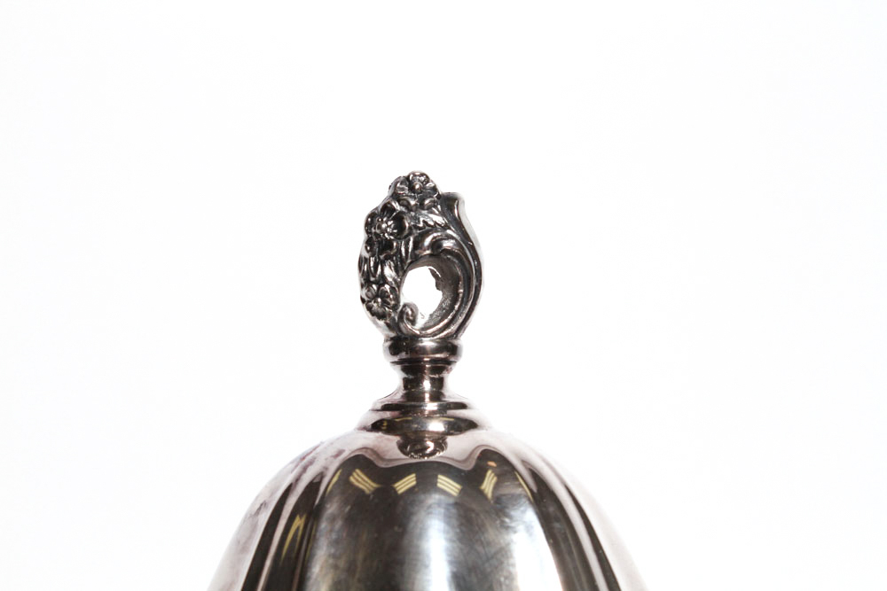 Antique Poole Silver Plated Lancaster Rose Tea Set