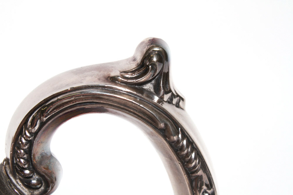 Antique Poole Silver Plated Lancaster Rose Tea Set