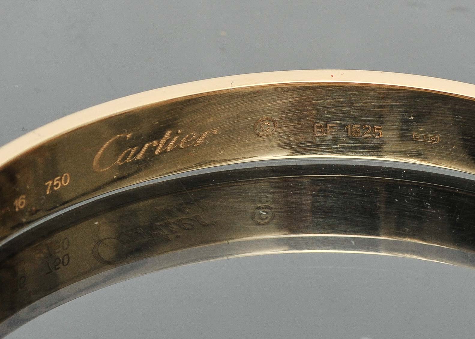 Cartier 18K Yellow Gold and Diamond Bracelet