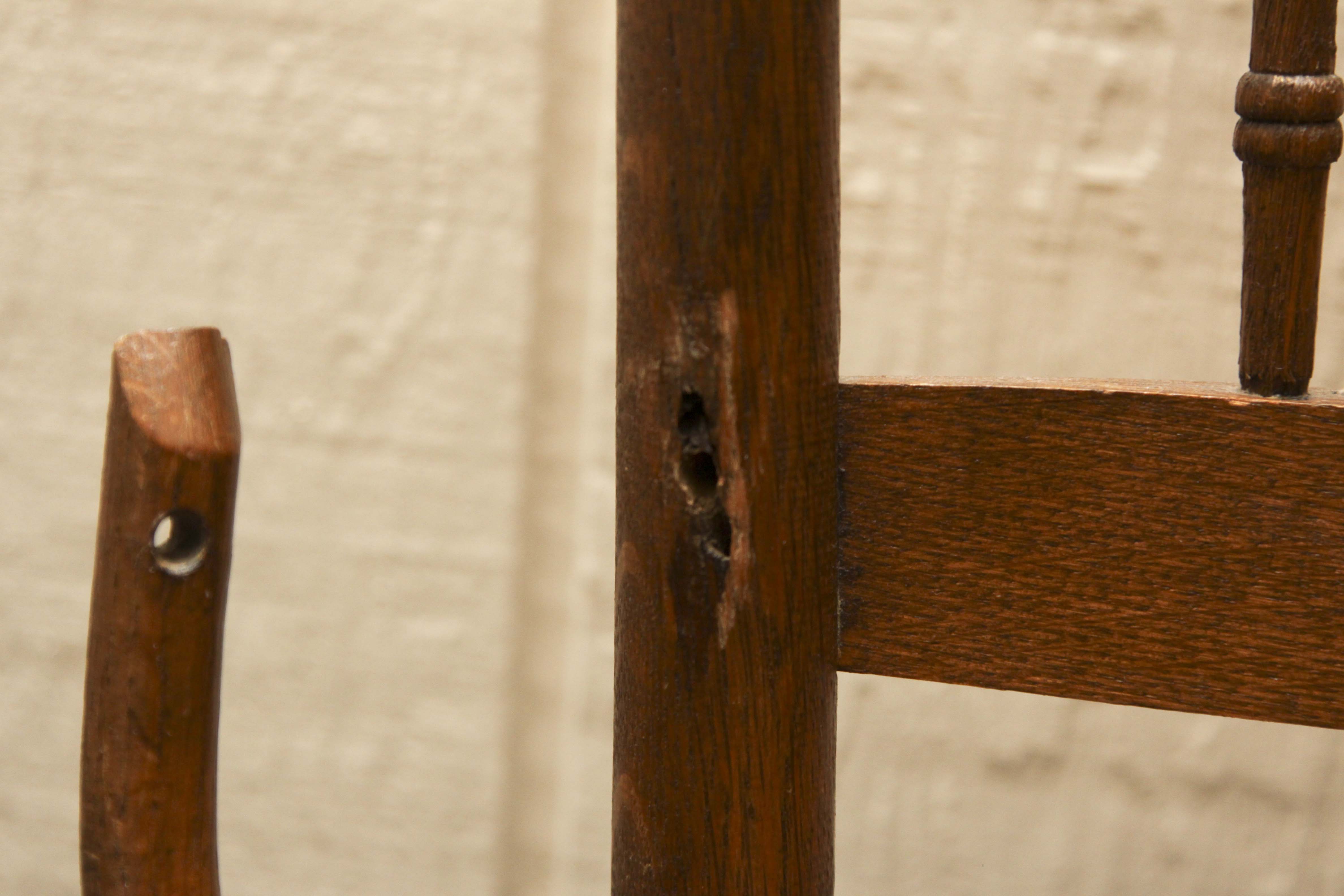 Pair of Vintage Wood Side Chairs