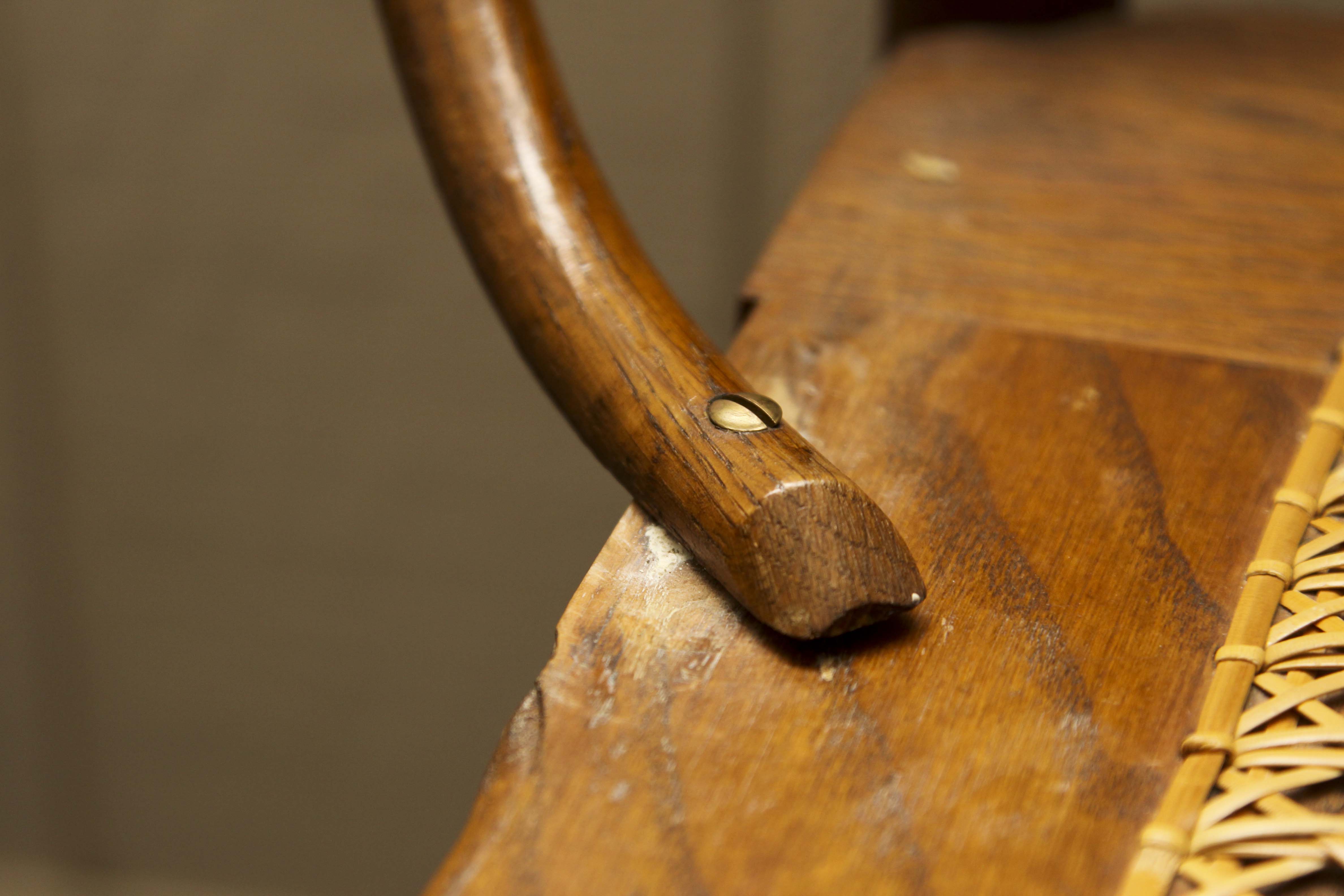 Pair of Vintage Wood Side Chairs