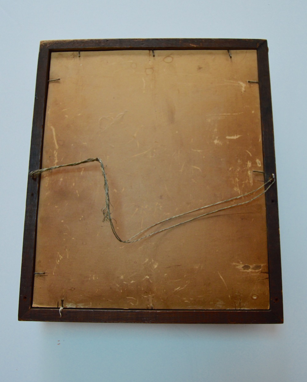 Vintage Walnut Wall Mirror