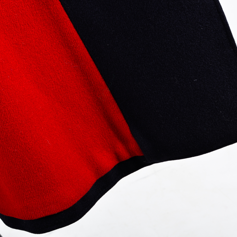 1950's Bruck's Navy Blue Wool Nurse's Cape